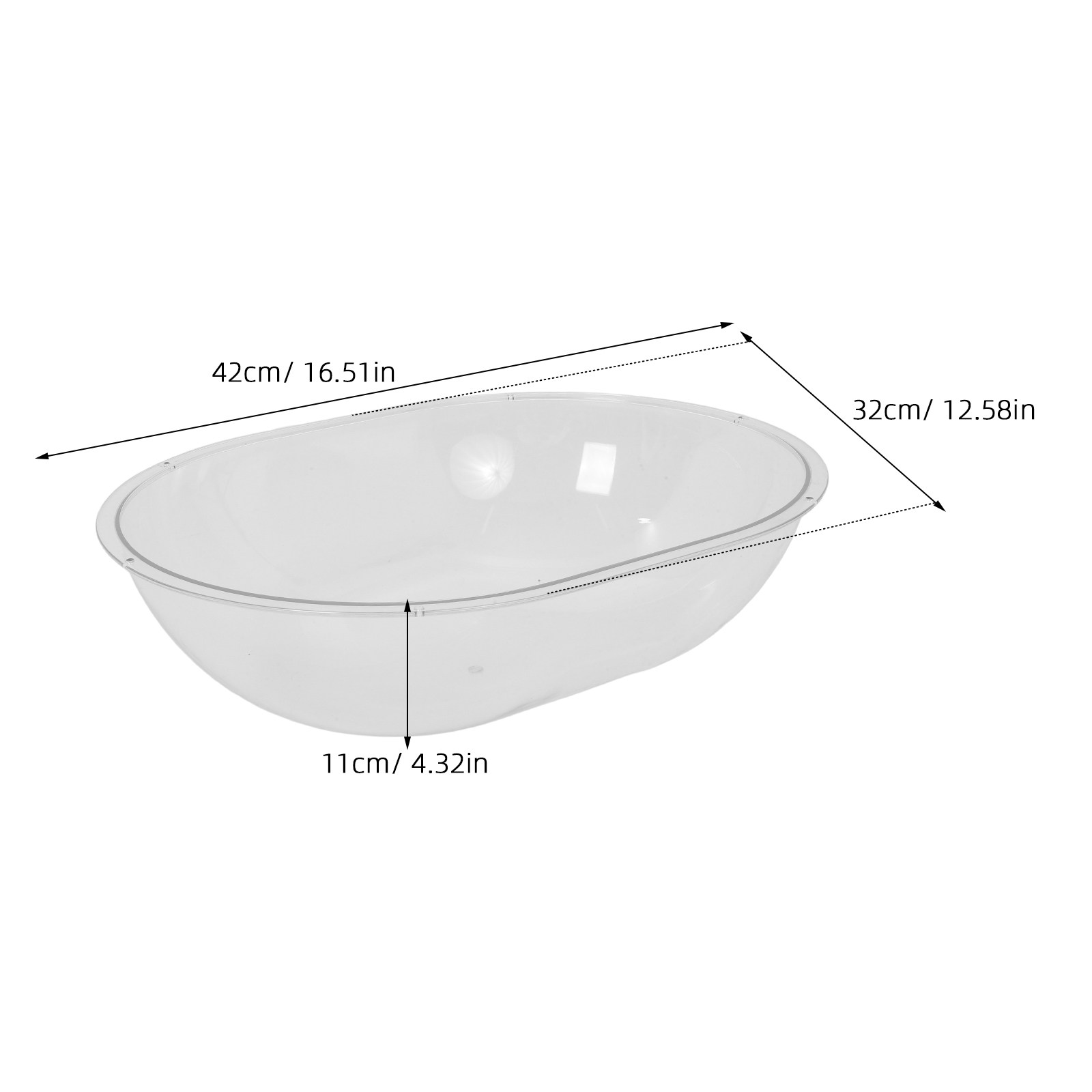 ที่นอนแมวแบบโดมใส อะคริลิคทรงร - Plastic Dome Clear บทวิจารณ์และราคา