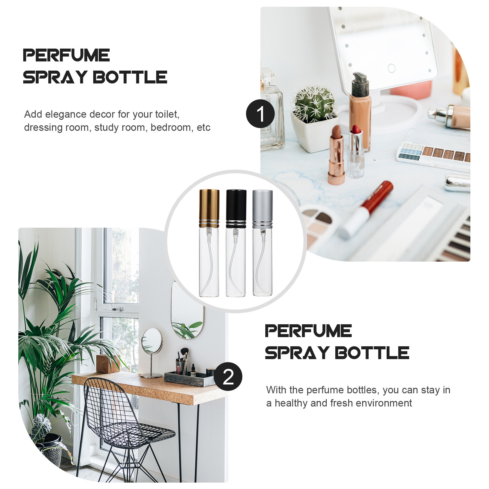 ขวดสเปรย์น้ำหอมพกพาแบบกันรั่วค - Misting Bottle Fine บทวิจารณ์และราคา