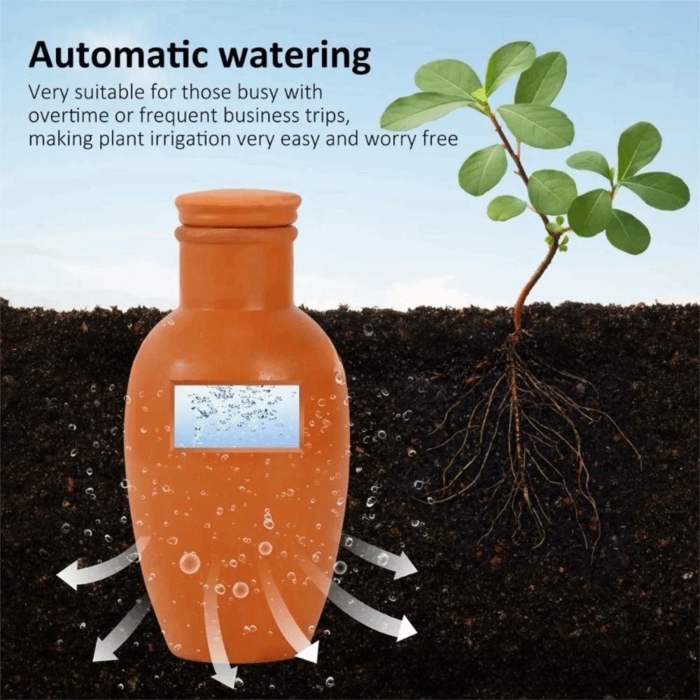 4 ชิ้น วัสดุทำจากดินเผา หัวจ่า - Self Watering Insert บทวิจารณ์และราคา